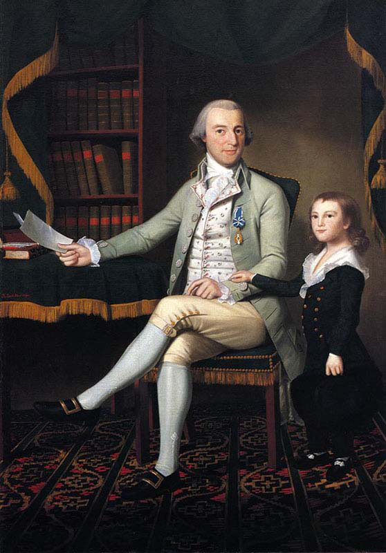 Colonel Benjamin Tallmadge and son William Tallmadge